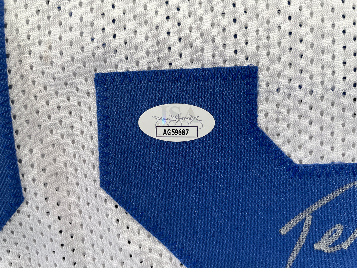 BILLY JOE DUPREE DALLAS COWBOYS SIGNED WHITE JERSEY w/INSCs XL JSA COA