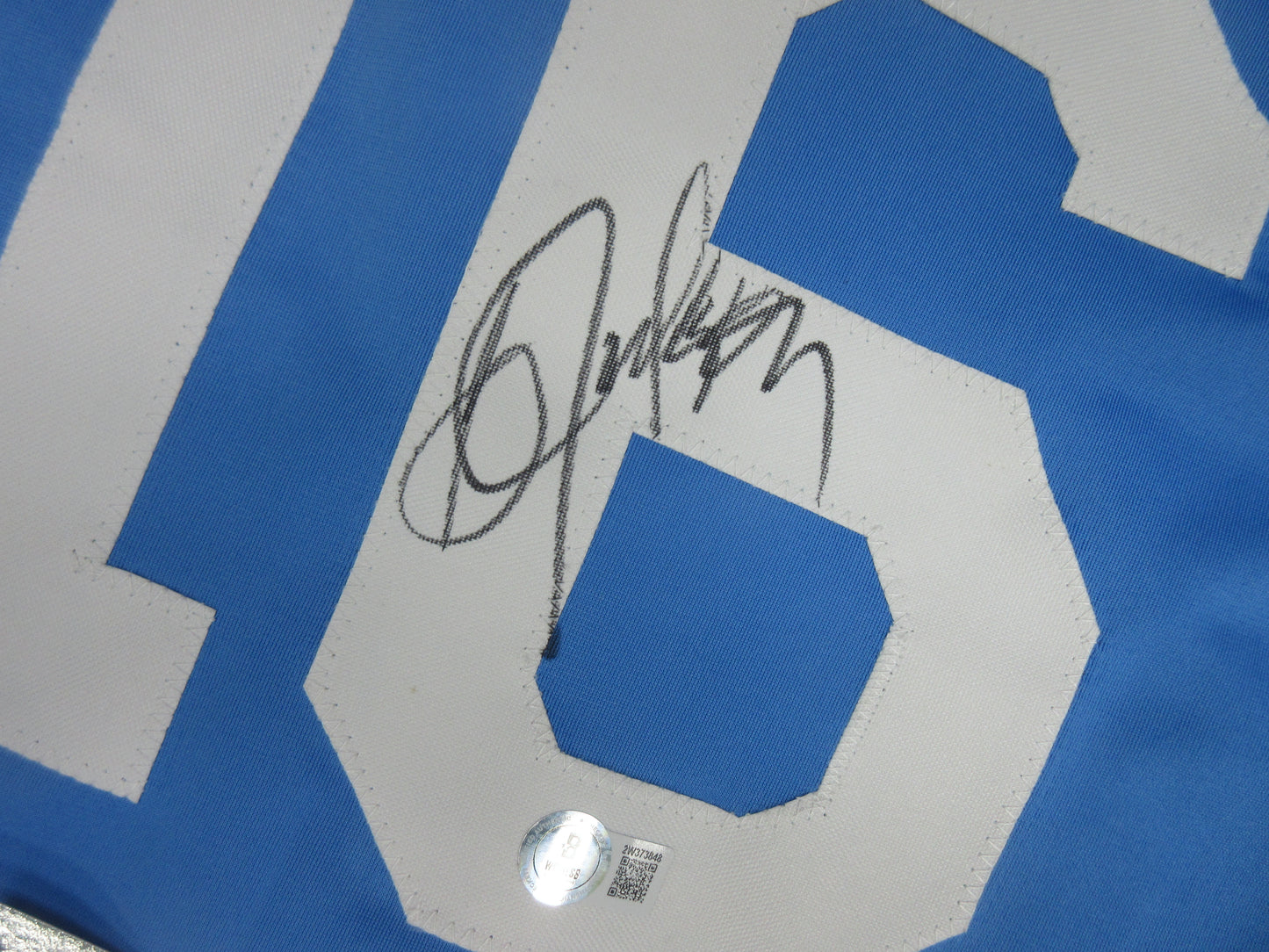 BO JACKSON KANSAS CITY ROYALS SIGNED JERSEY Chicago White Sox BAS COA