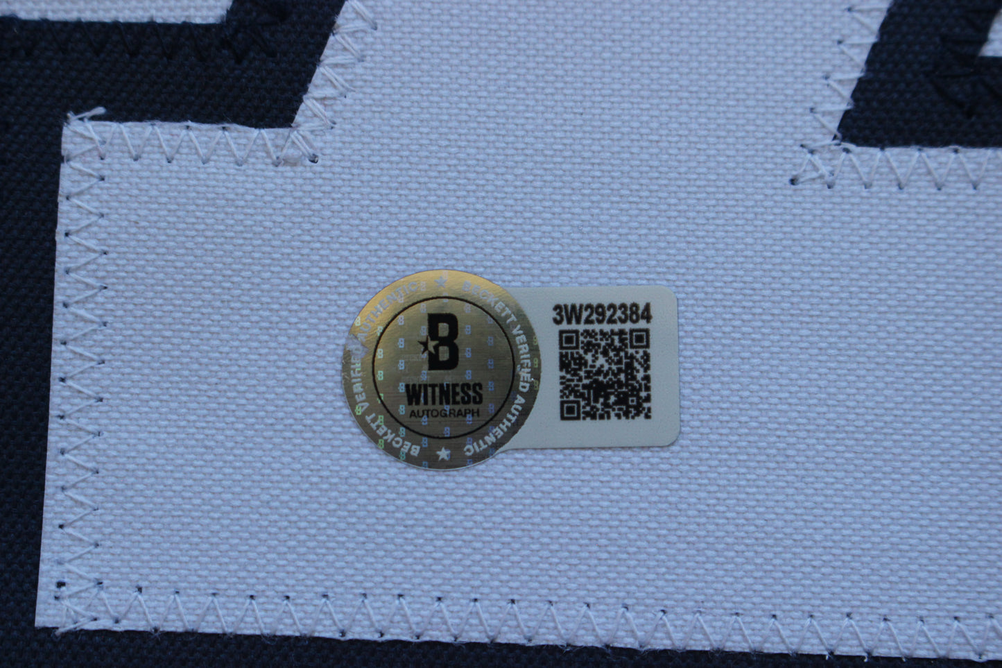 ED TOO TALL JONES DALLAS COWBOYS SIGNED ROAD JERSEY BAS COA