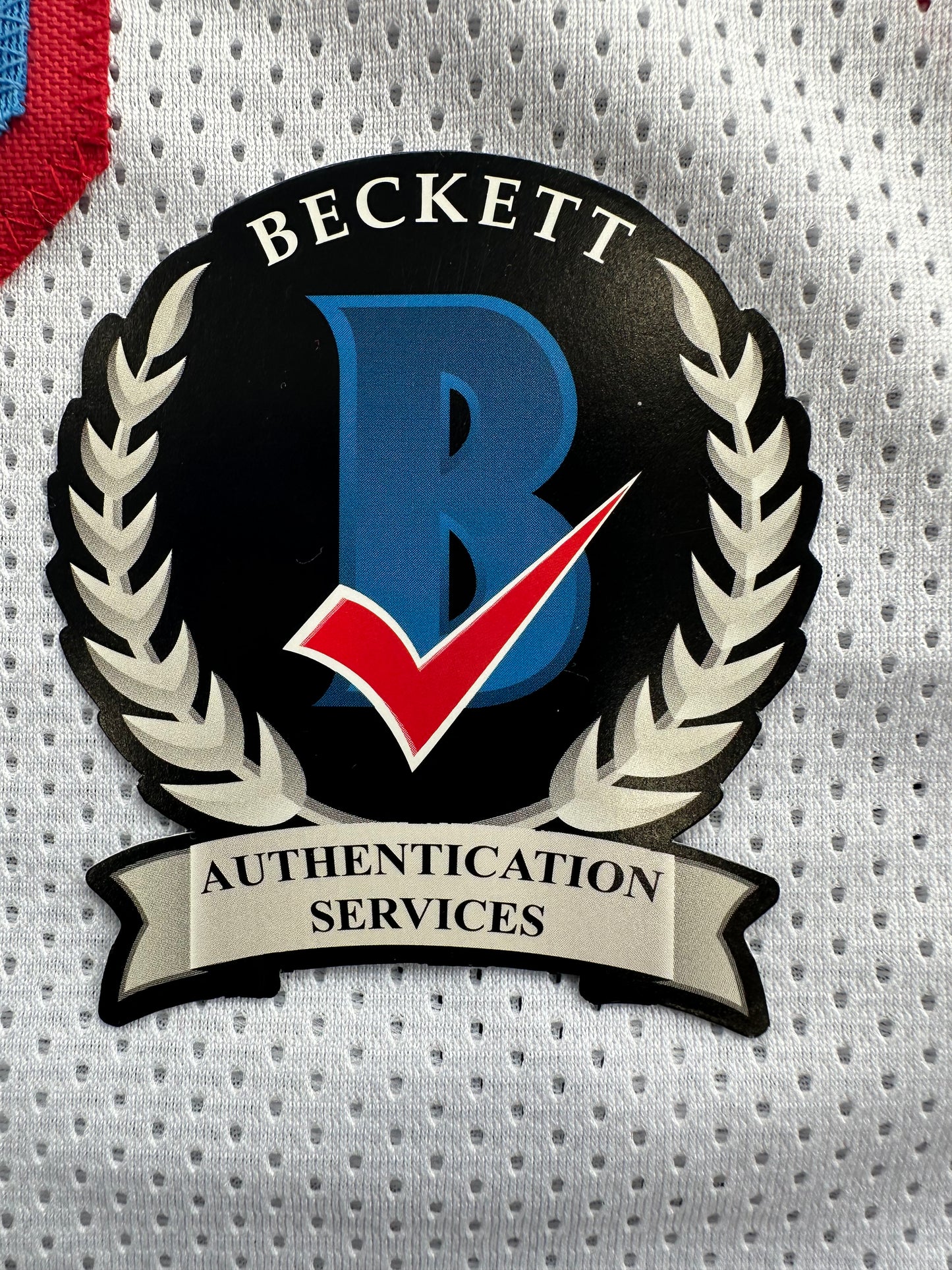 EARL CAMPBELL SIGNED WHITE FOOTBALL JERSEY Houston Oilers w/ "HOF 91" BAS COA