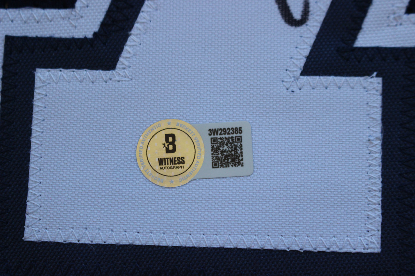 ED TOO TALL JONES DALLAS COWBOYS SIGNED ROAD JERSEY BAS COA