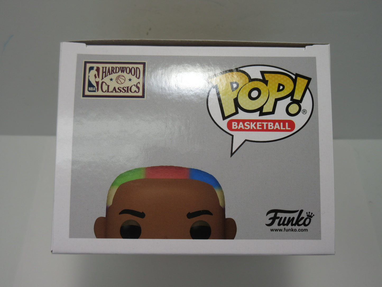 DENNIS RODMAN CHICAGO BULLS SIGNED MULTI COLORED HAIR FUNKO POP #103 BAS