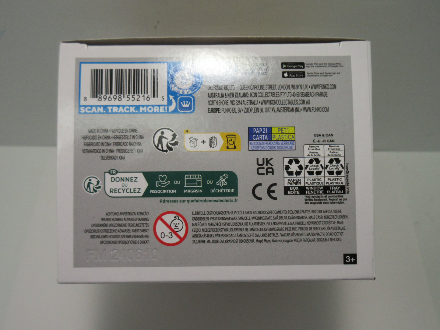 DENNIS RODMAN CHICAGO BULLS SIGNED MULTI COLORED HAIR FUNKO POP #103 BAS