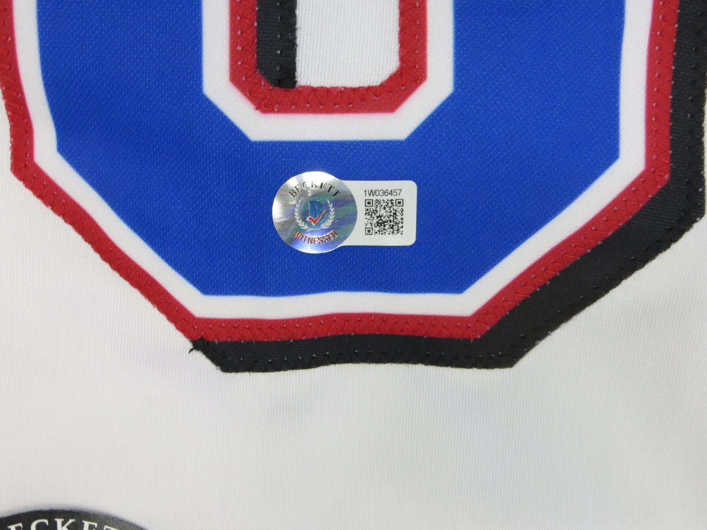 MICHAEL YOUNG TEXAS RANGERS SIGNED WHITE JERSEY size 2XL BAS COA