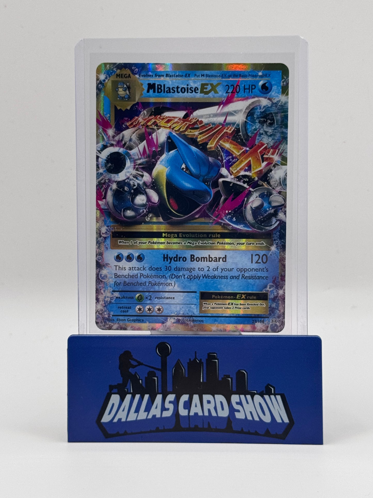 2016 Pokemon - M Blastoise EX - 22/108 XY Evolutions NM