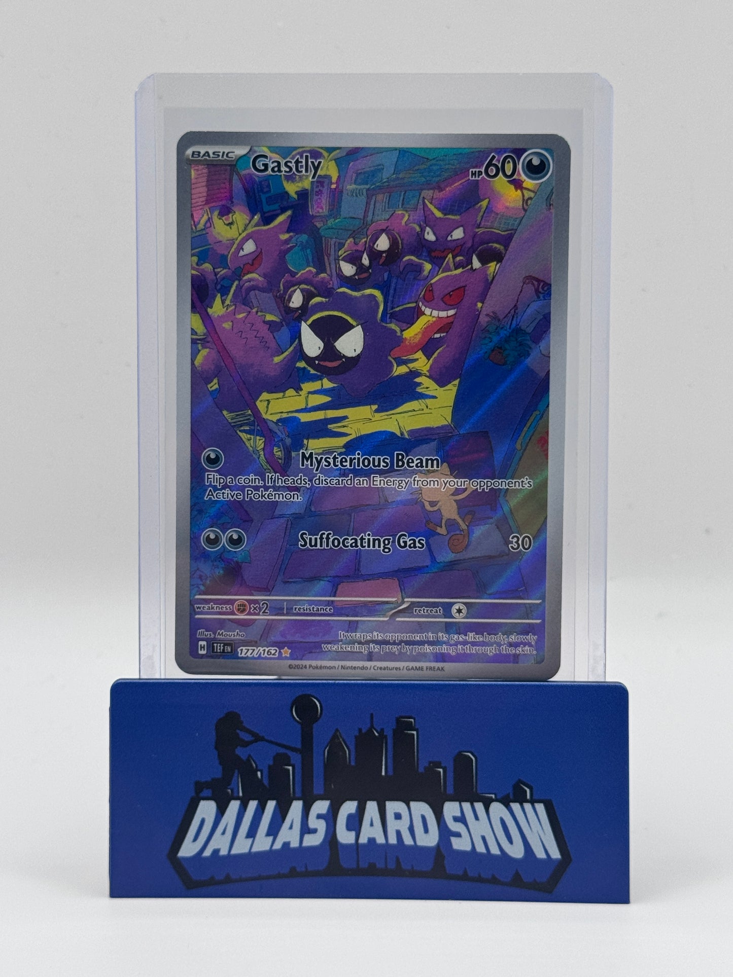 2024 Pokemon - Gastly (Illustration Rare) - 177/162 Temporal Forces NM