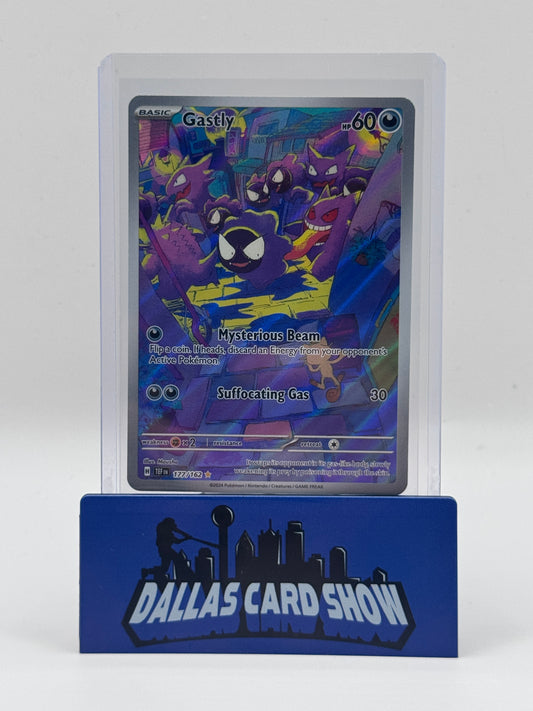 2024 Pokemon - Gastly (Illustration Rare) - 177/162 Temporal Forces NM