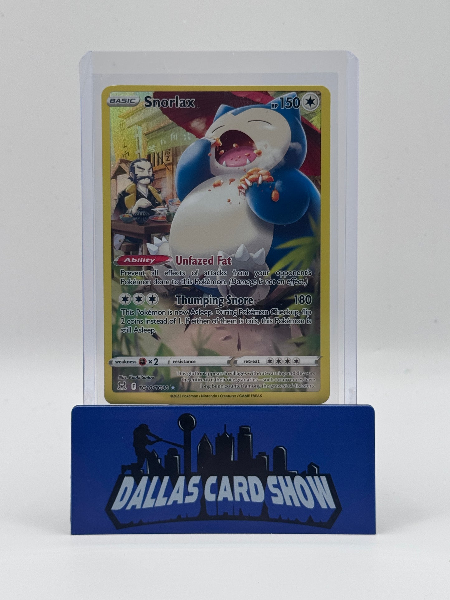 2022 Pokemon - Snorlax (Trainer Gallery) - TG10/TG30 Lost Origin NM
