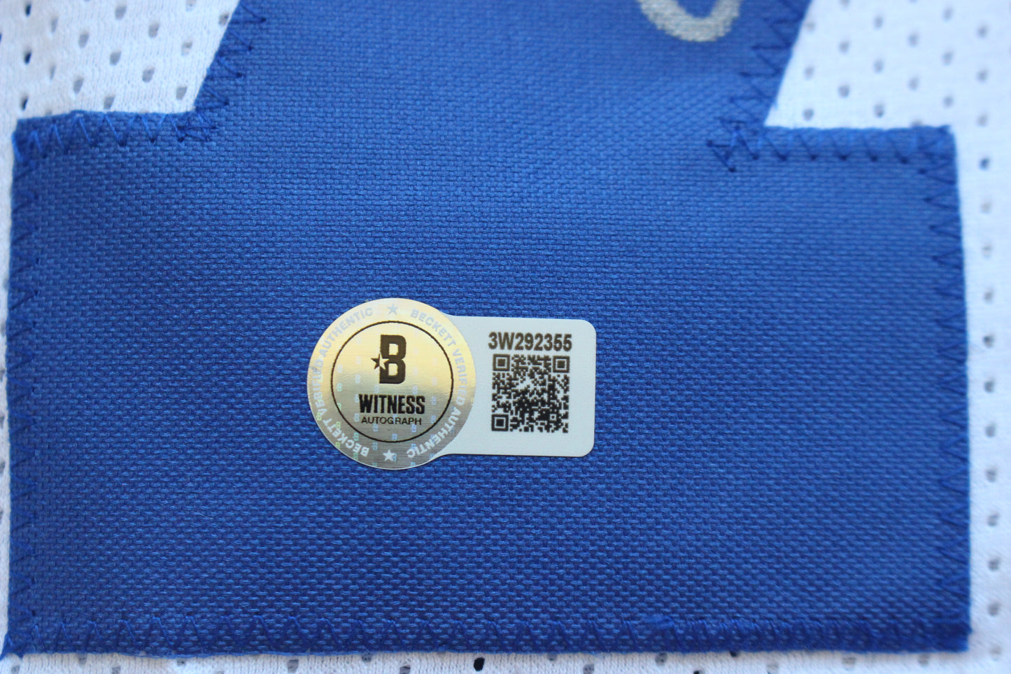 ED TOO TALL JONES DALLAS COWBOYS SIGNED HOME JERSEY BAS COA