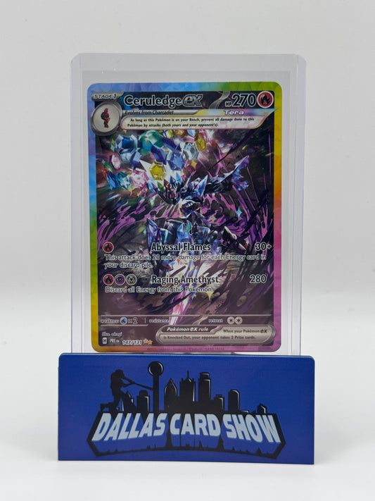 2025 Pokemon - Ceruledge ex (SIR) - 147/131 Prismatic Evolutions NM