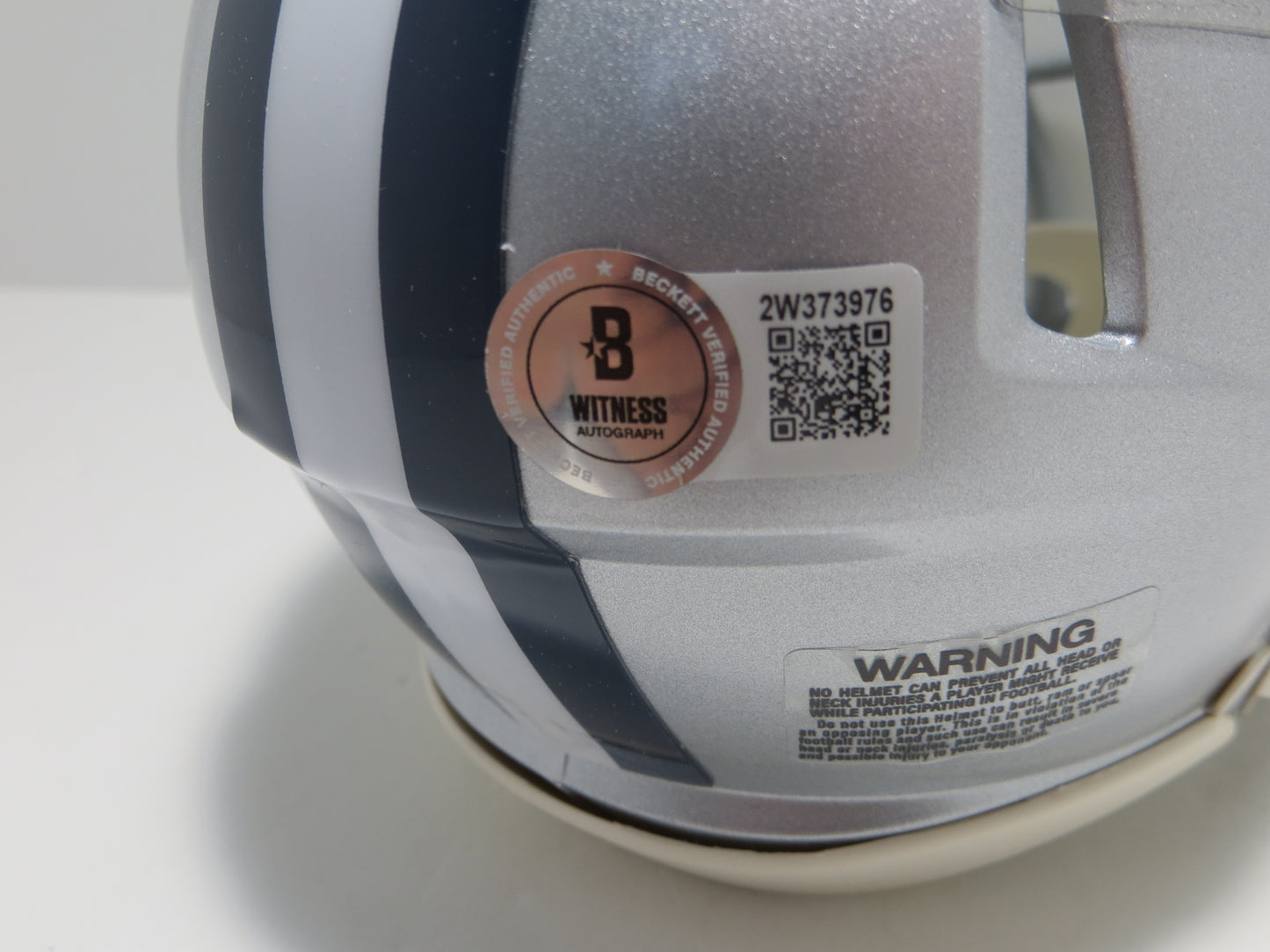 DREW PEARSON DALLAS COWBOYS SIGNED Riddell MINI HELMET w/HOF 21 BAS COA