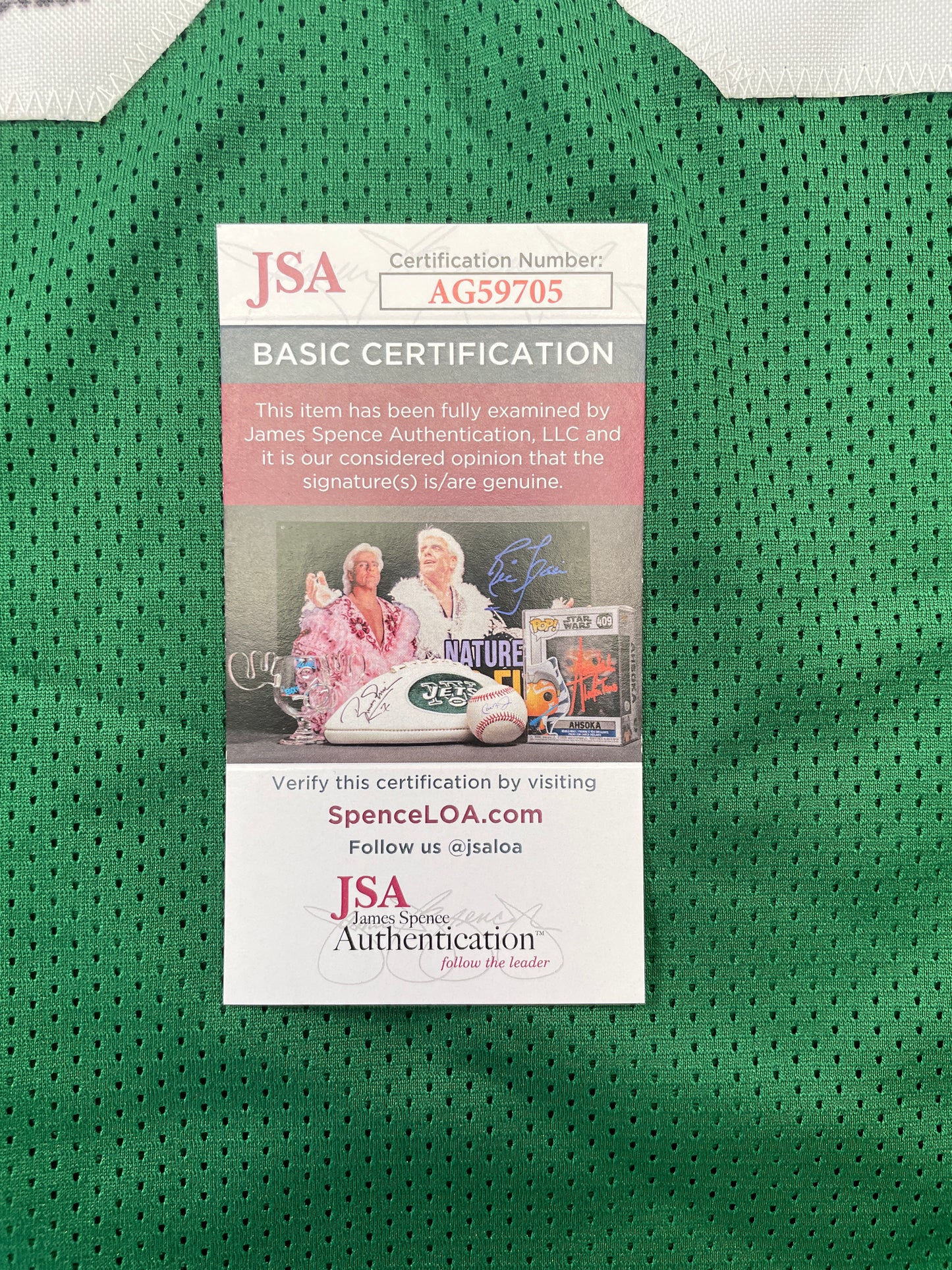 BILLY JOE DUPREE MICHIGAN STATE SPARTANS SIGNED JERSEY w/INSCs XL JSA COA