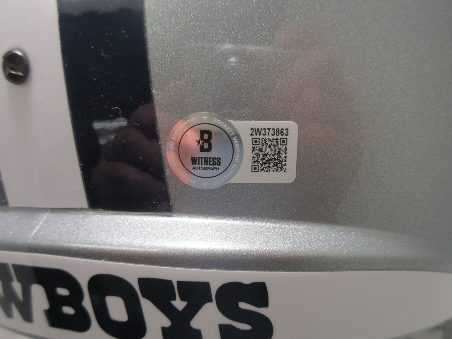 DREW PEARSON DALLAS COWBOYS SIGNED Riddell FULL SIZE Helmet w/HOF BAS COA