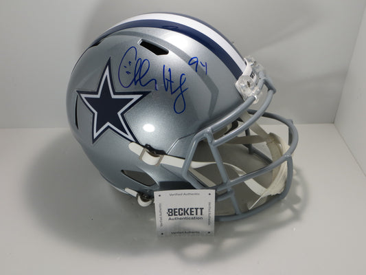 CHARLES HALEY DALLAS COWBOYS SIGNED Riddell FULL SIZE Helmet 49ers BAS COA