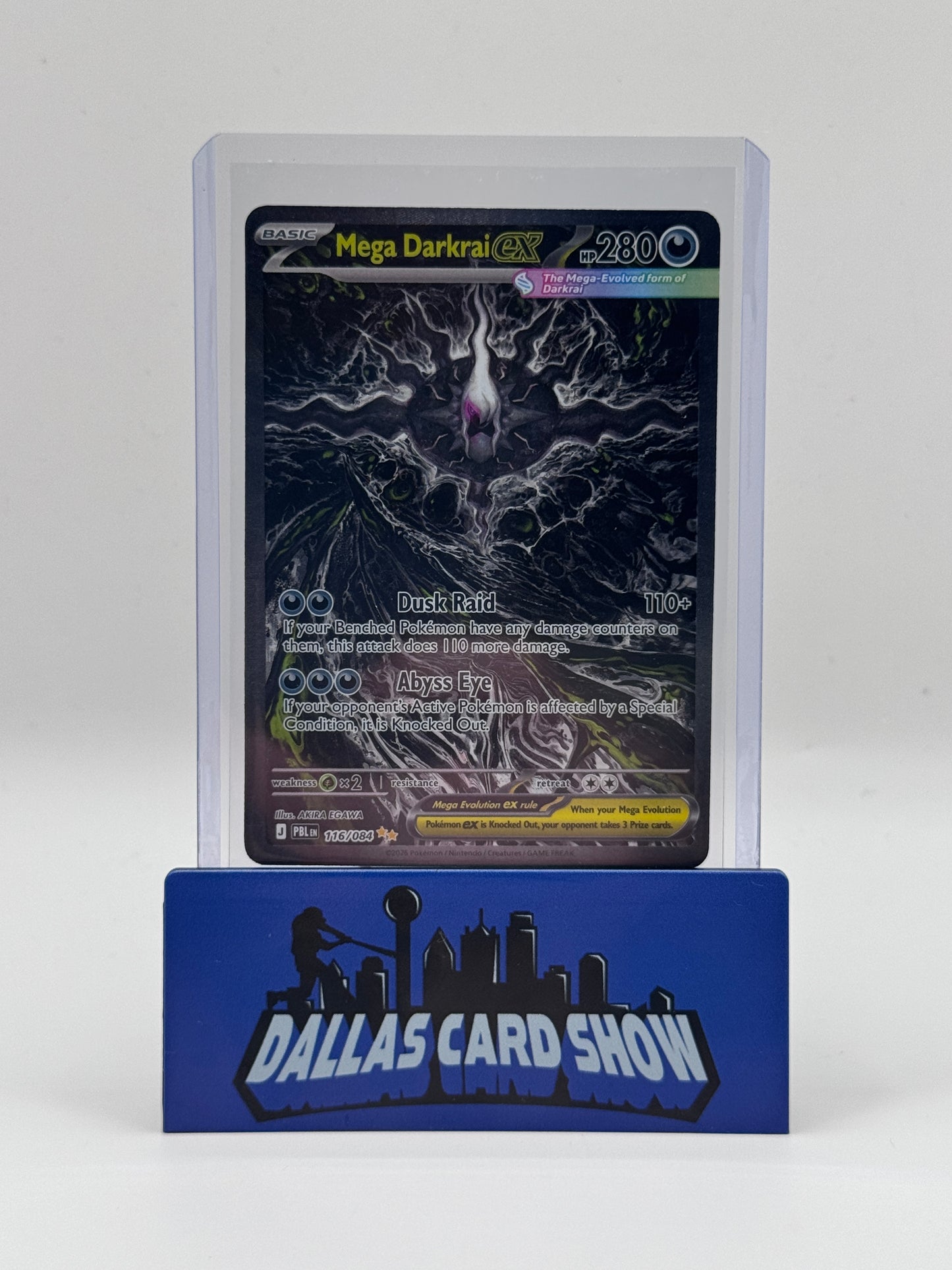 2026 Pokemon - Mega Darkrai ex (SIR) - 116/084 Pitch Black NM