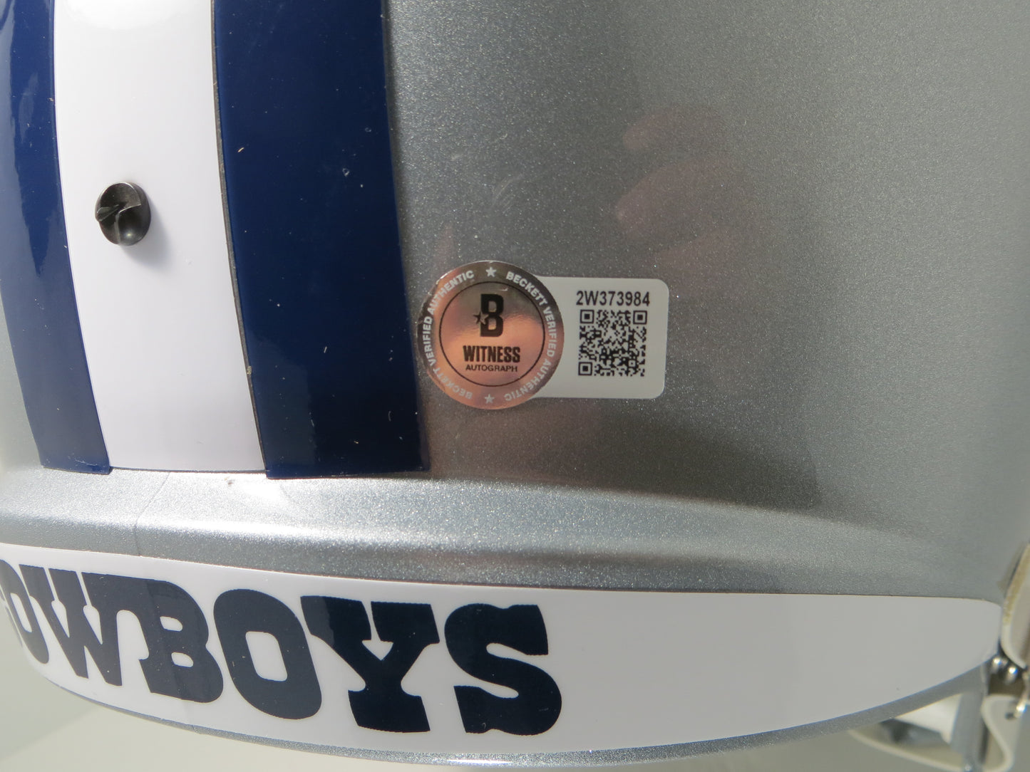 CHARLES HALEY DALLAS COWBOYS SIGNED Riddell FULL SIZE Helmet 49ers BAS COA