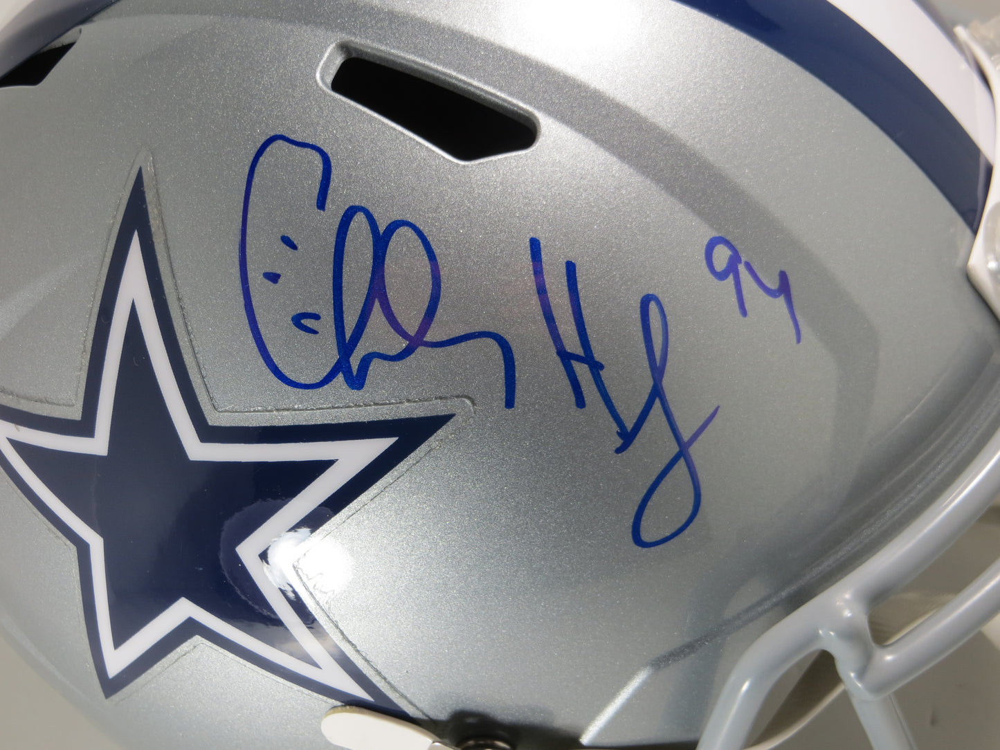CHARLES HALEY DALLAS COWBOYS SIGNED Riddell FULL SIZE Helmet 49ers BAS COA