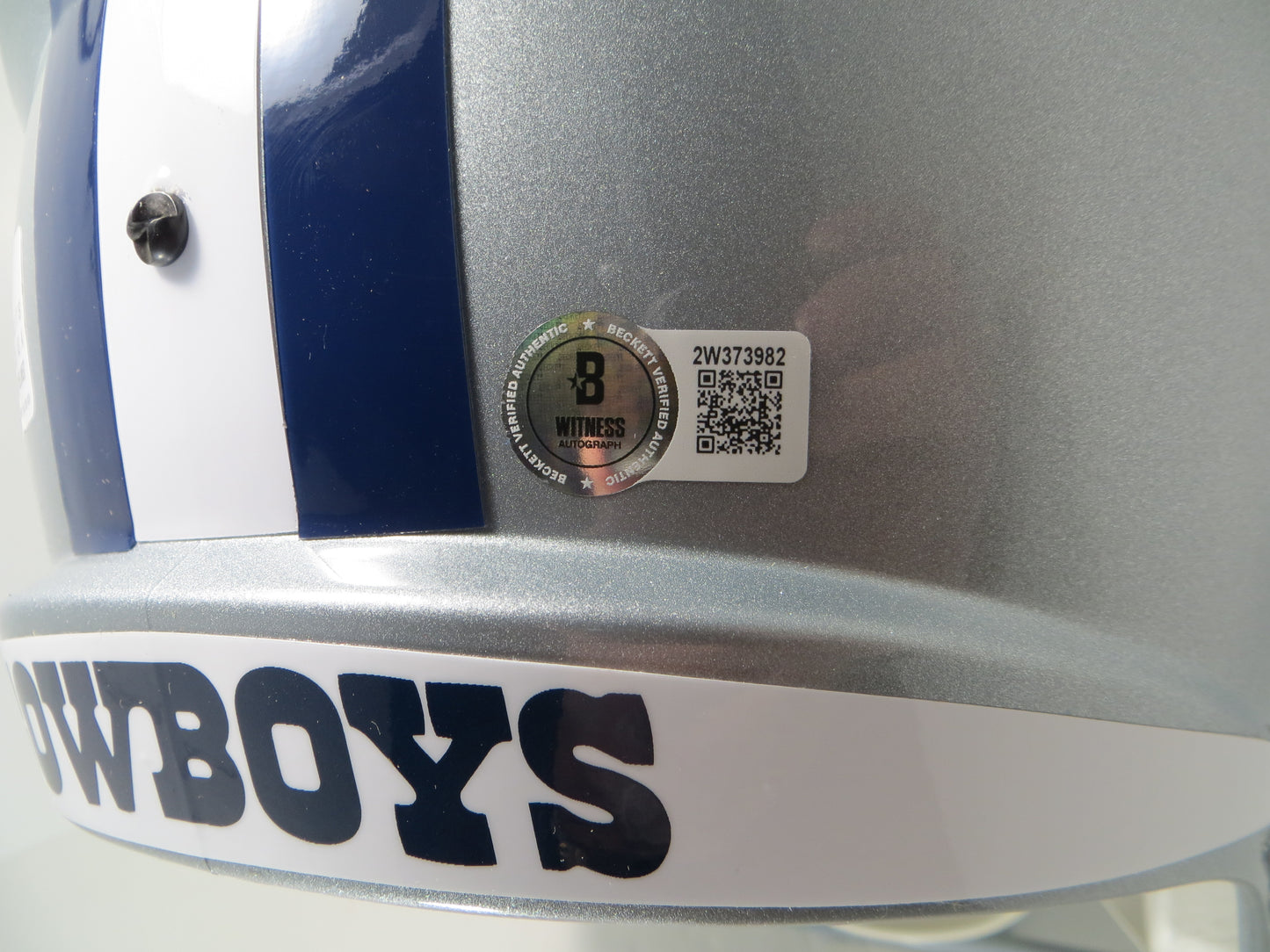 CHARLES HALEY DALLAS COWBOYS SIGNED Riddell FULL SIZE Helmet 49ers BAS COA