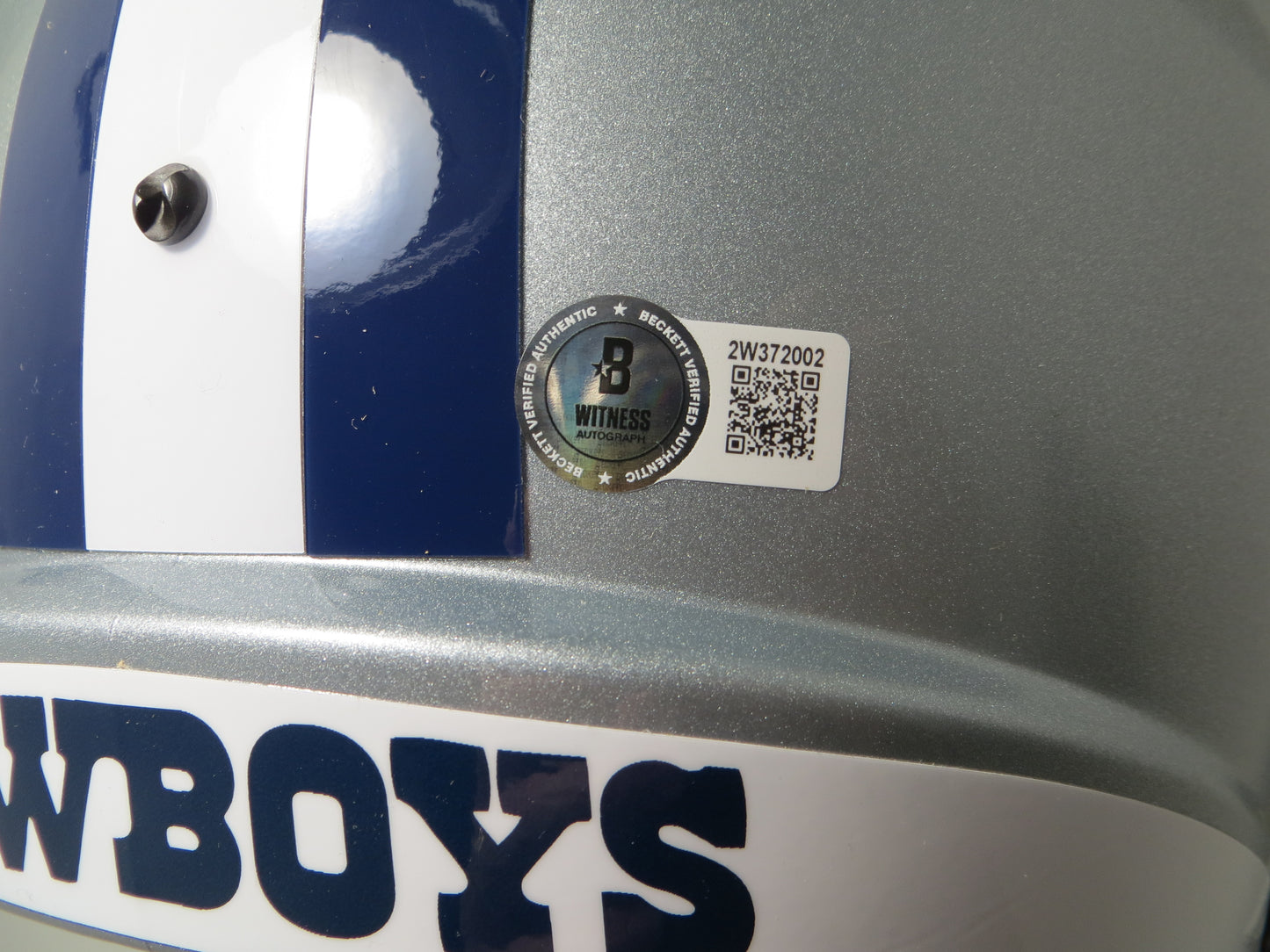 CLIFF HARRIS DALLAS COWBOYS SIGNED Riddell FULL SIZE Helmet BAS COA