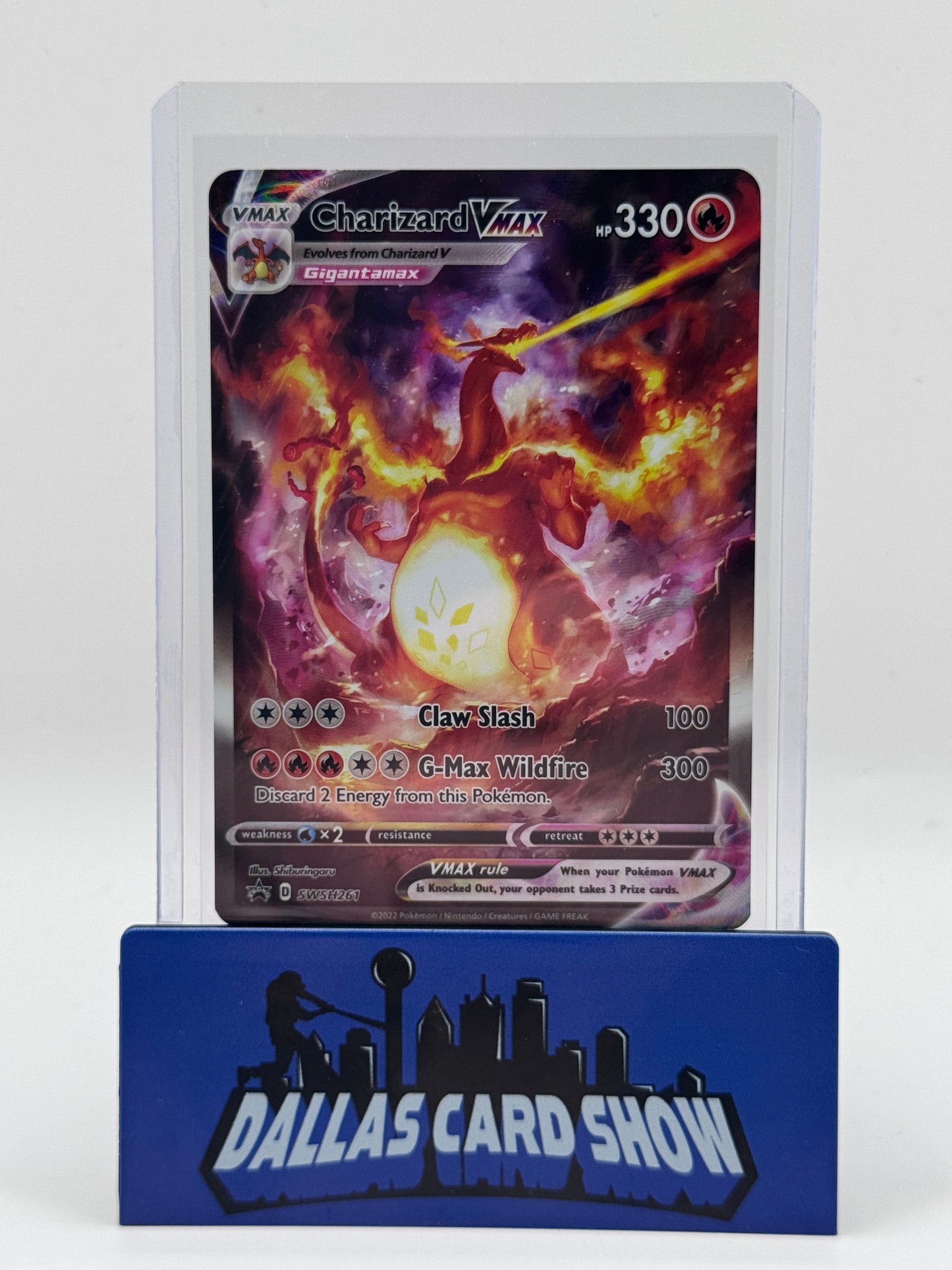 2022 Pokemon - Charizard VMAX (Alt Art) - SWSH261 Black Star Promo NM