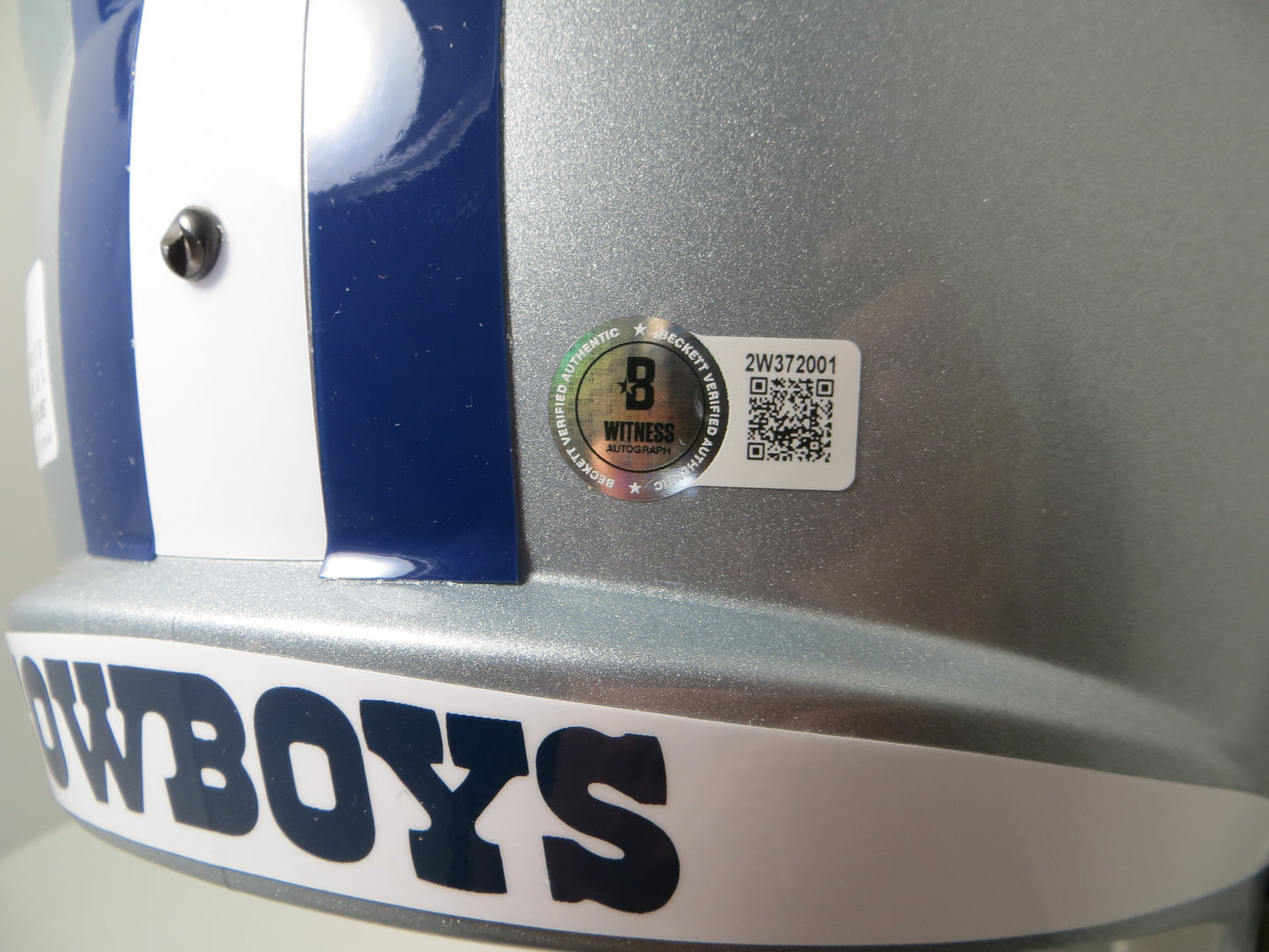 CLIFF HARRIS DALLAS COWBOYS SIGNED Riddell FULL SIZE Helmet BAS COA