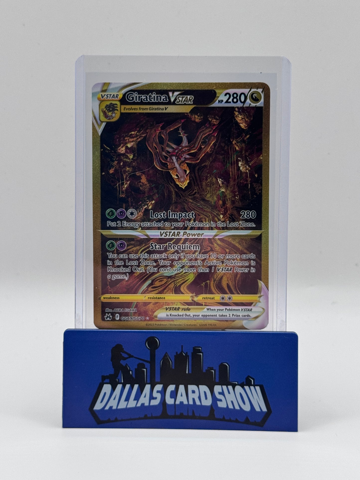 2023 Pokemon - Giratina VSTAR (Galarian Gallery) - GG69/GG70 Crown Zenith NM