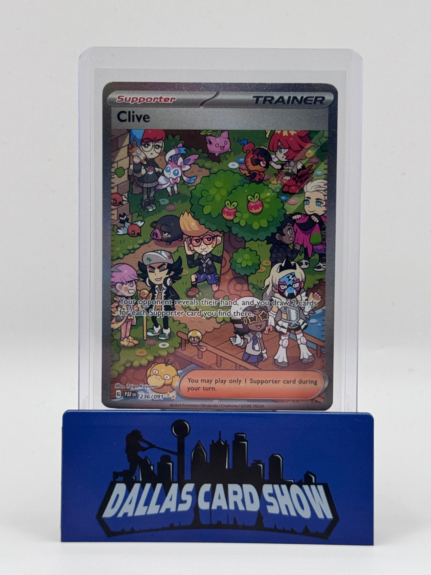 2024 Pokemon - Clive (SIR) - 236/091 Paldean Fates NM