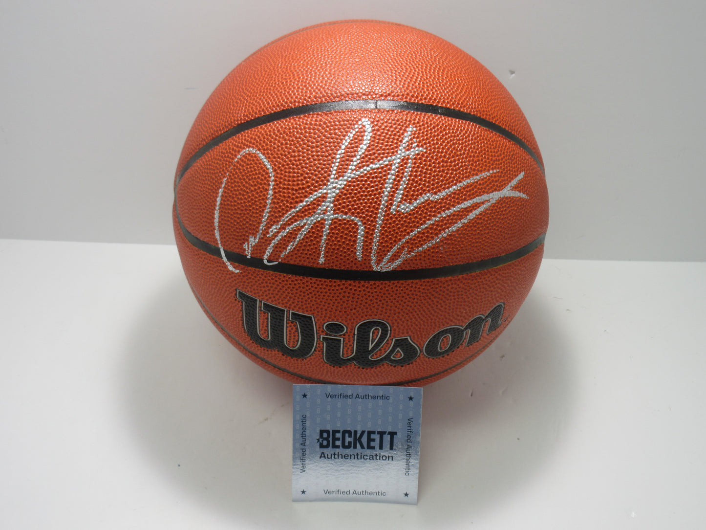 DENNIS RODMAN CHICAGO BULLS SIGNED WILSON BASKETBALL BAS COA