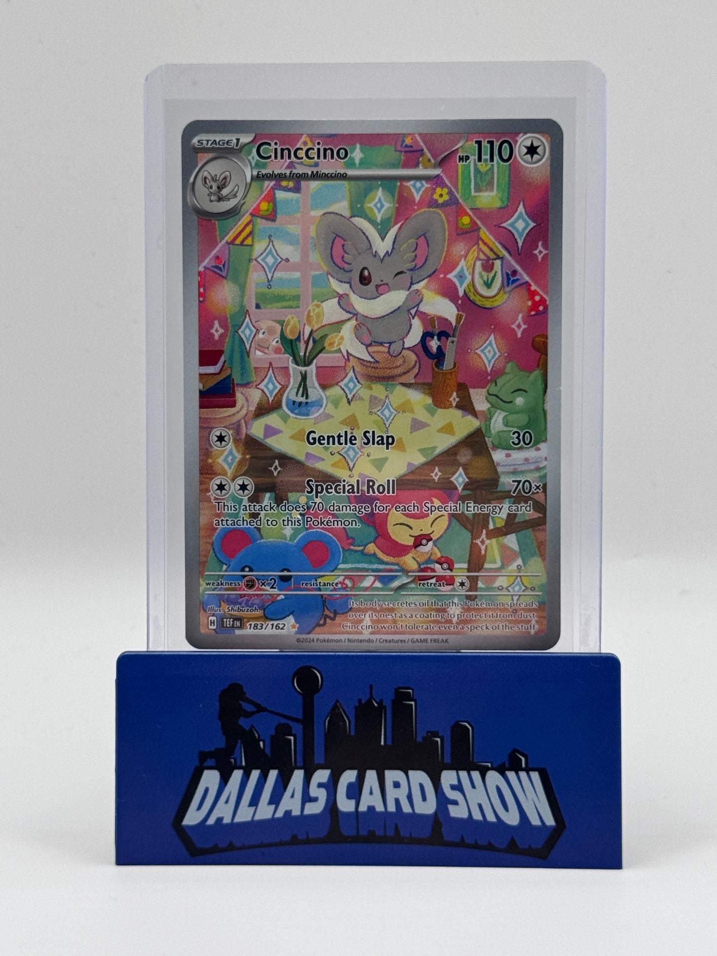 2024 Pokemon - Cinccino (Illustration Rare) - 183/162 Temporal Forces NM