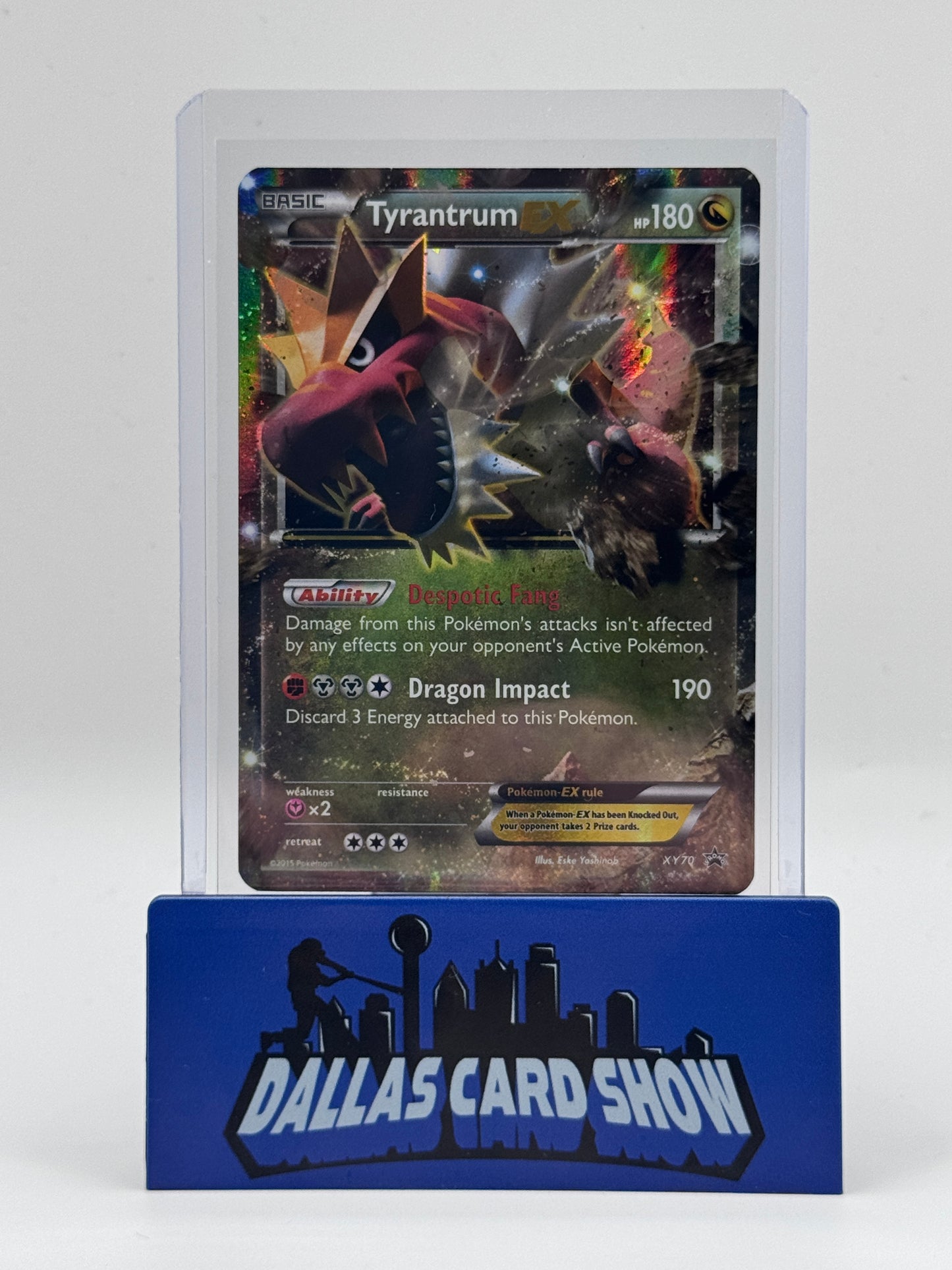 2015 Pokemon - Tyrantrum EX - XY70 Black Star Promo NM