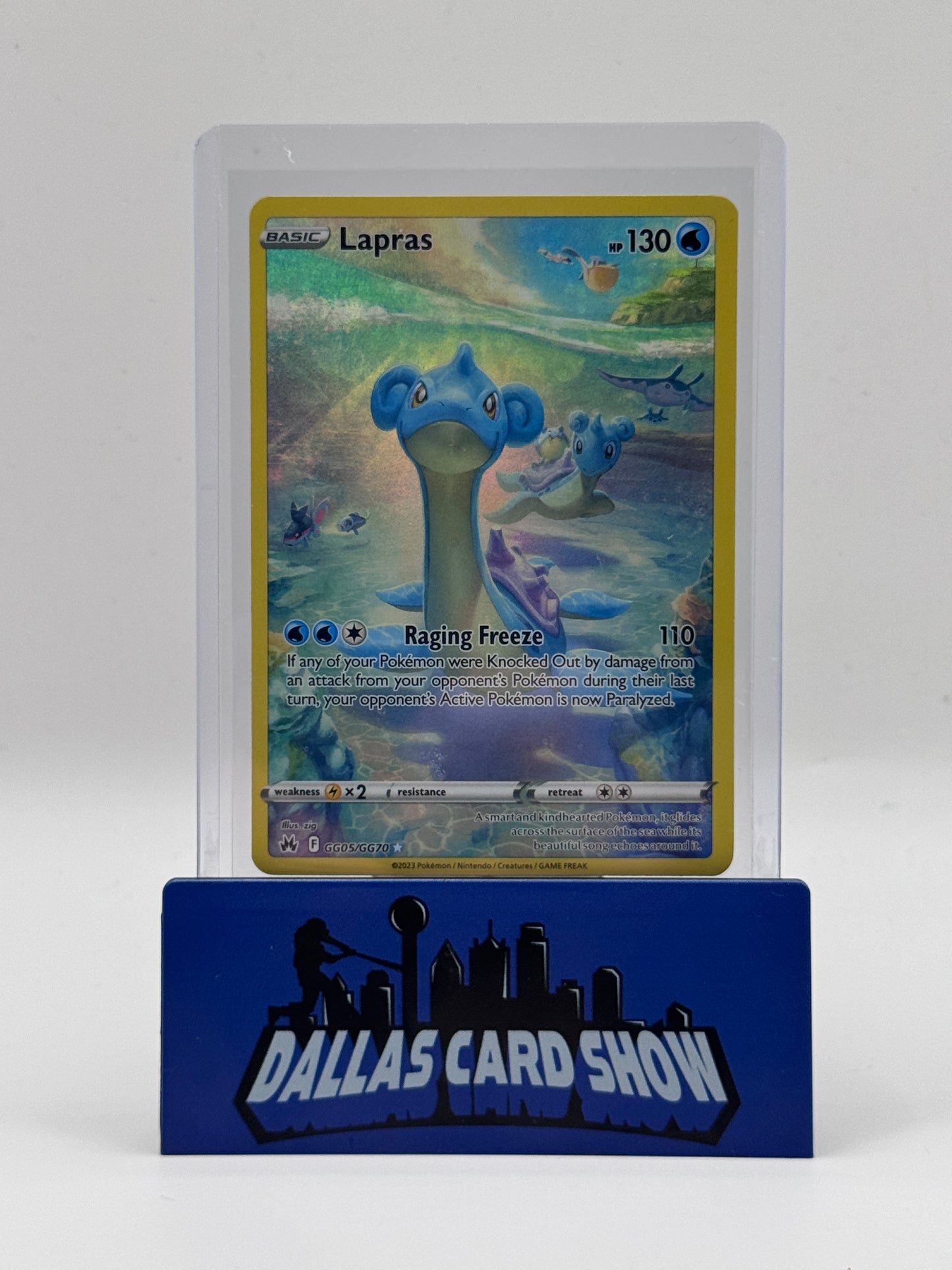 2023 Pokemon - Lapras (Galarian Gallery) - GG05/GG70 Crown Zenith NM