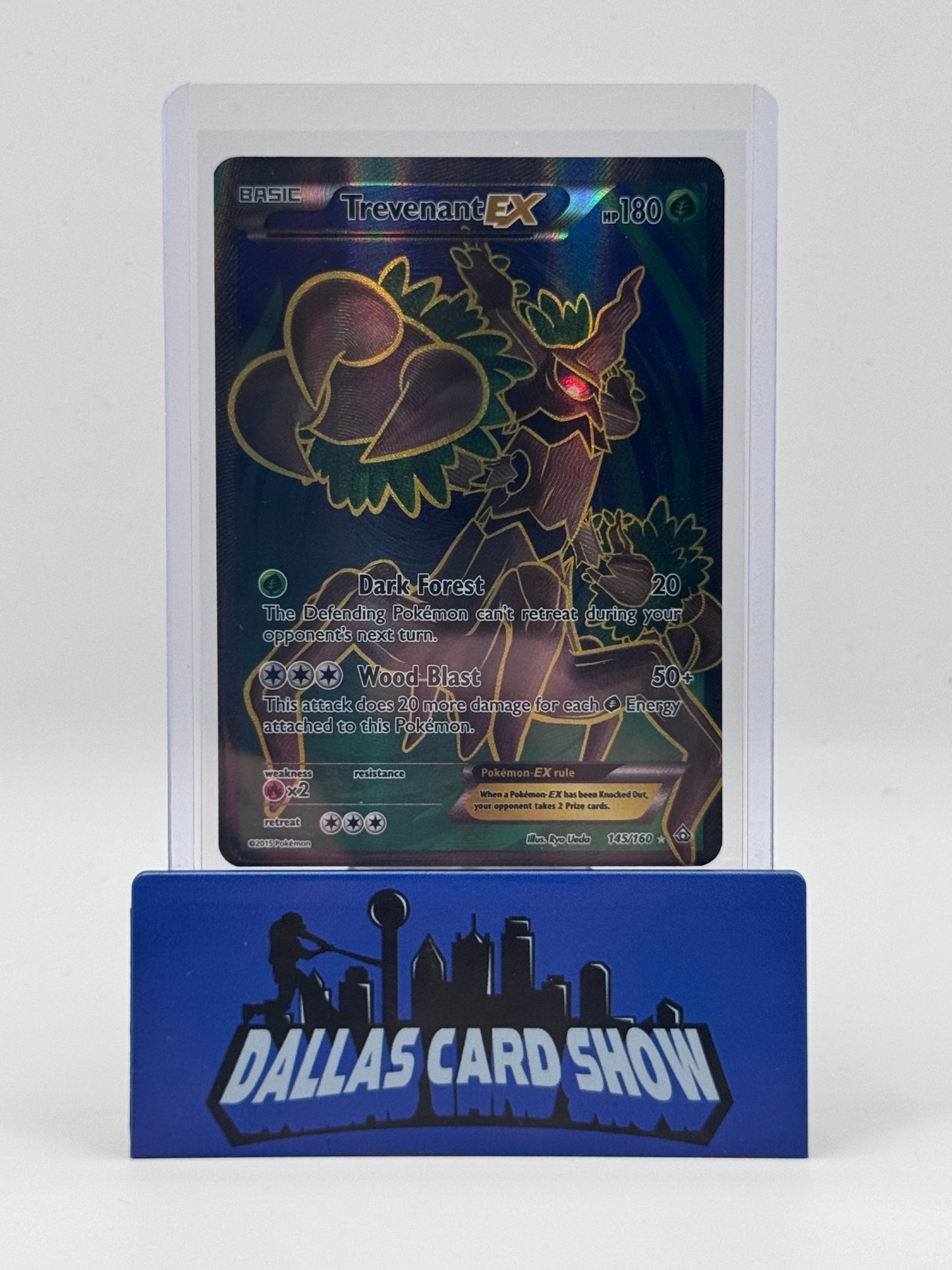 2015 Pokemon - Trevenant EX (Full Art) - 145/160 XY Primal Clash NM