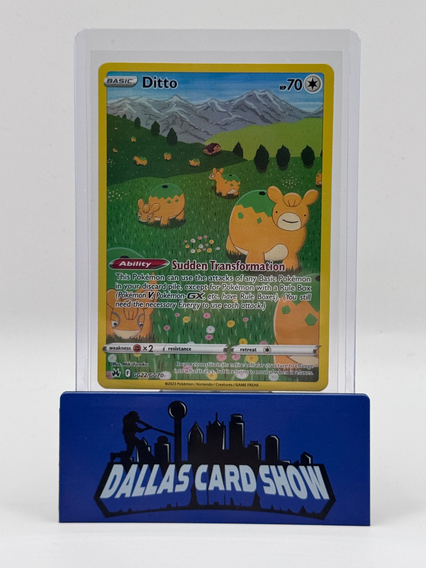 2023 Pokemon - Ditto (Galarian Gallery) - GG22/GG70 Crown Zenith NM