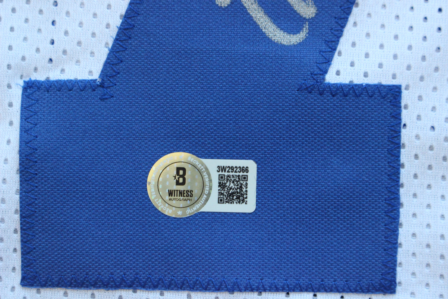 ED TOO TALL JONES DALLAS COWBOYS SIGNED HOME JERSEY BAS COA
