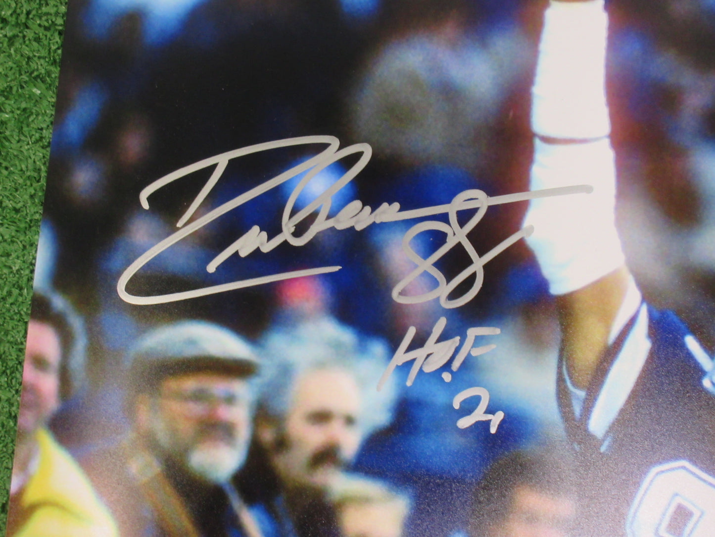 DREW PEARSON DALLAS COWBOYS SIGNED 16x20 TD PHOTO w/HOF 21 INSC BAS COA