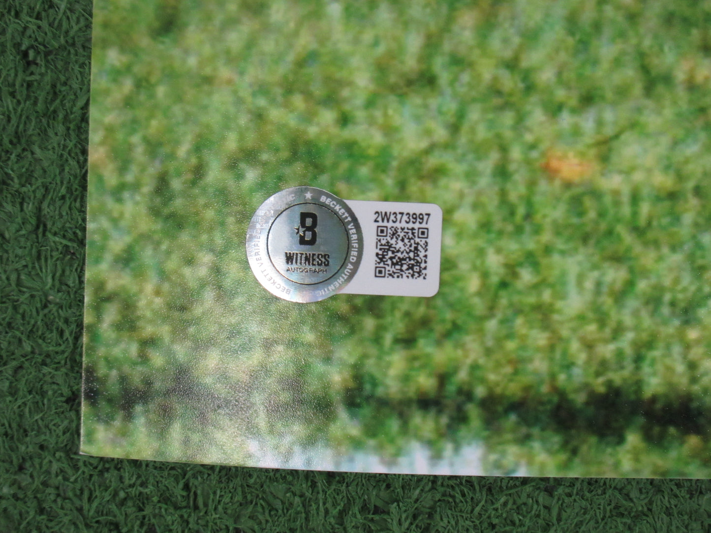 CLIFF HARRIS DALLAS COWBOYS SIGNED 16x20 TD Blue Jersey PHOTO w/HOF21 INSC BAS