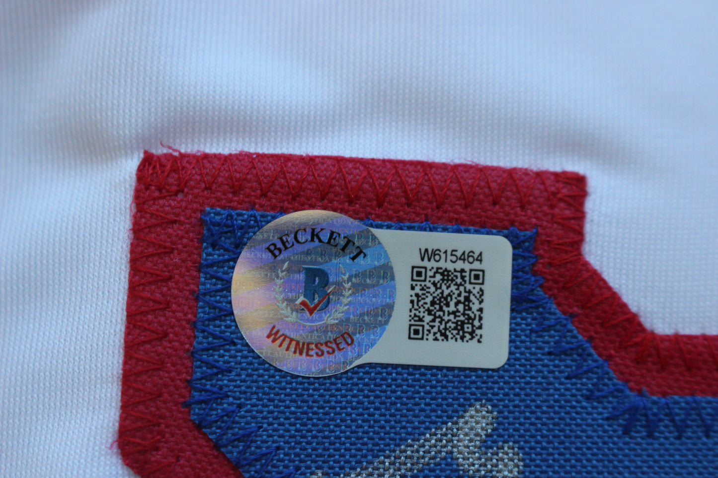 JOSE CANSECO RANGERS WHITE #33 "GO RANGERS"