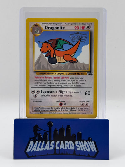 1999 Pokemon - Dragonite (WB Stamp) - #5 Black Star Promo LP