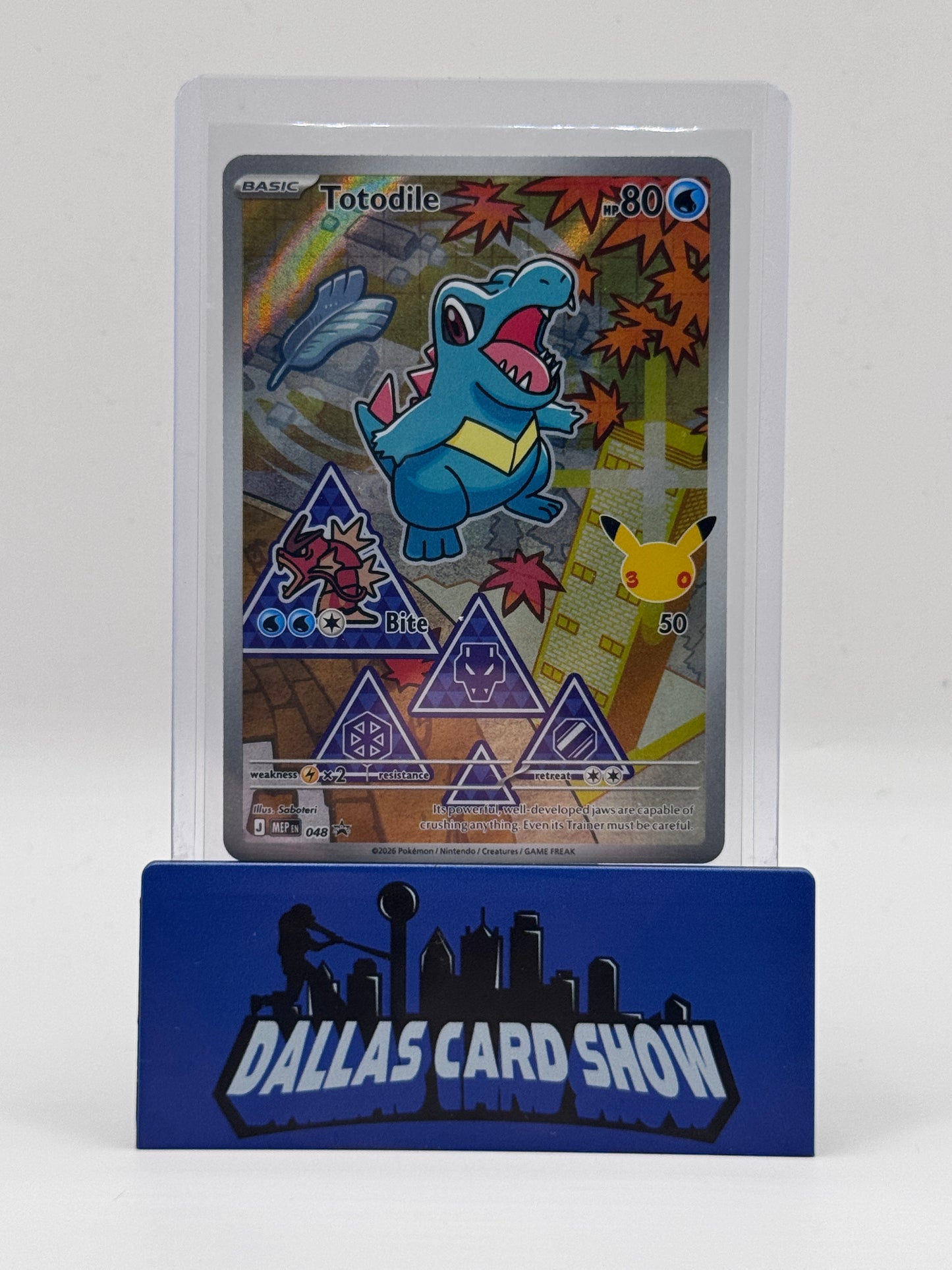 2026 Pokemon - Totodile (Illustration Rare) - MEP048 First Partner Collection NM