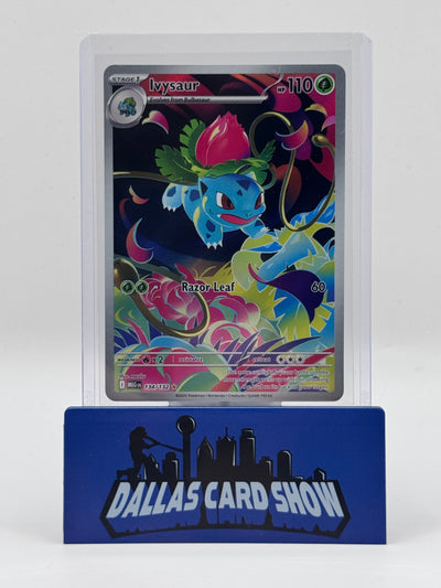 2025 Pokemon - Ivysaur (Illustration Rare) - 134/132 Mega Evolution NM