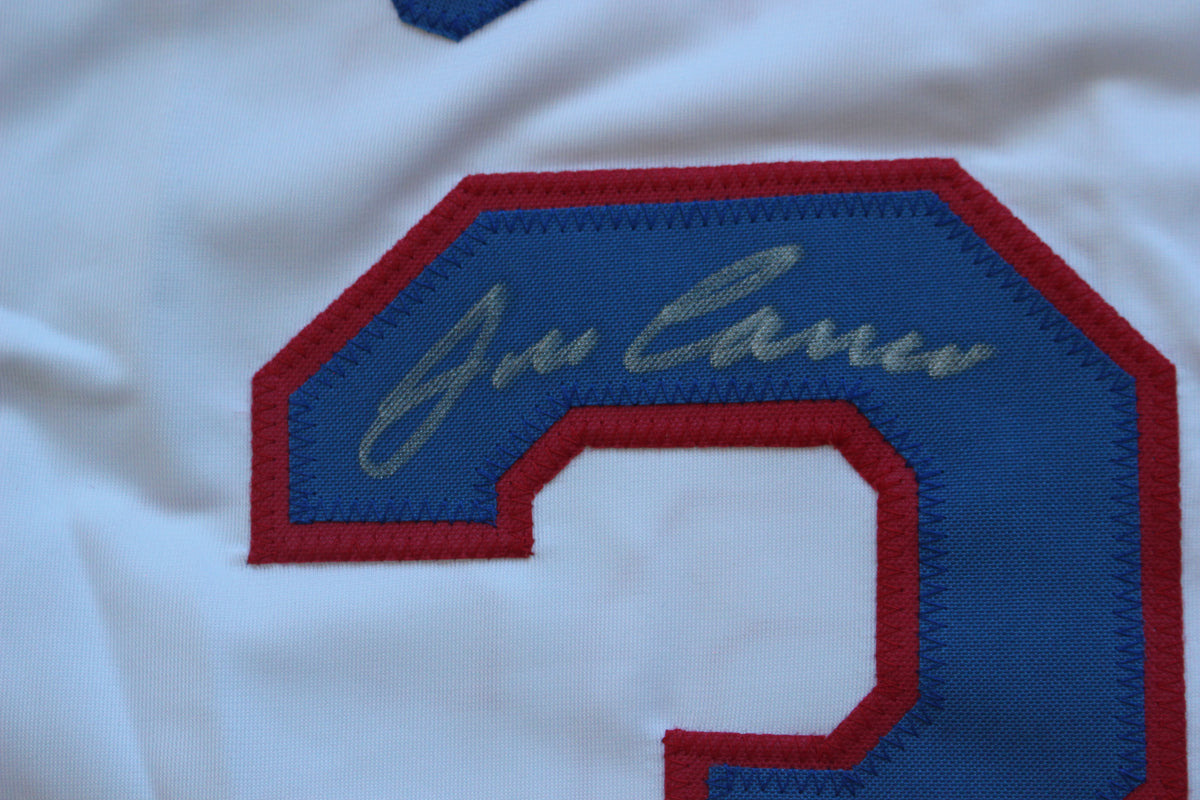 JOSE CANSECO Texas Rangers SIGNED HOME JERSEY Oakland A's BAS