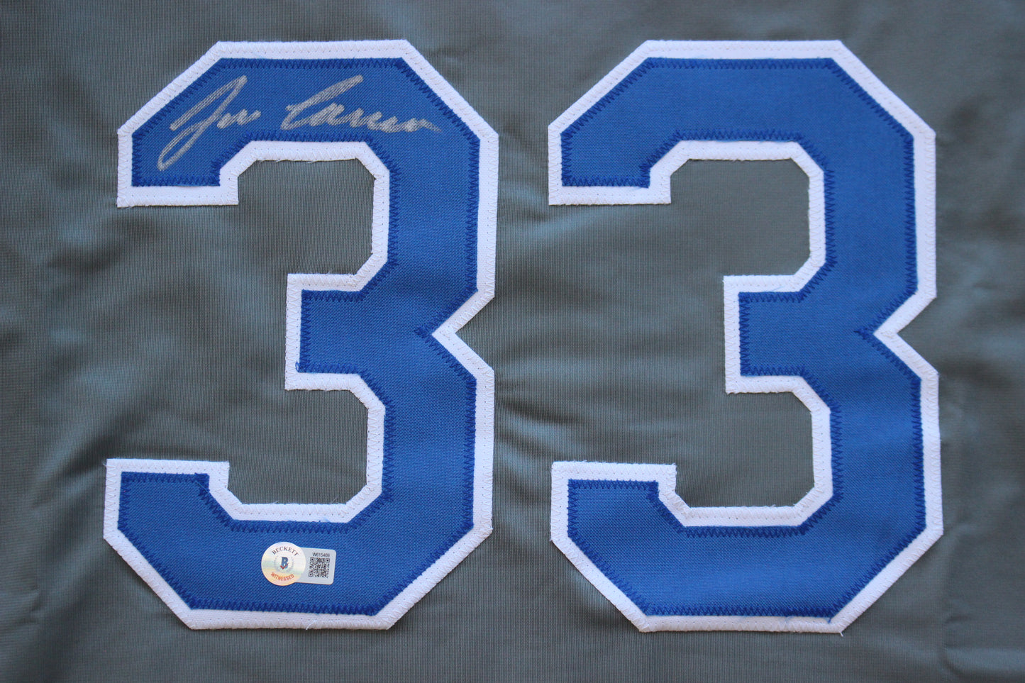 JOSE CANSECO RANGERS GRAY #33 no INSC