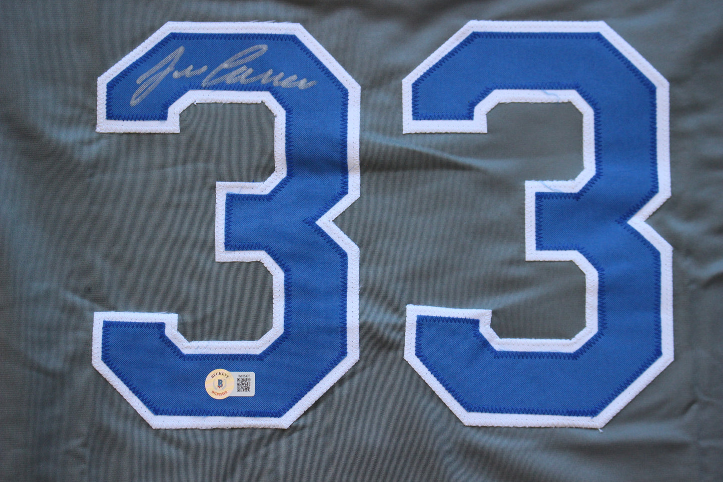 JOSE CANSECO RANGERS GRAY #33 no INSC