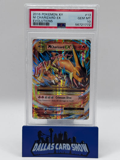 2016 Pokemon - M Charizard EX (Y) - 13/108 XY Evolutions PSA 10