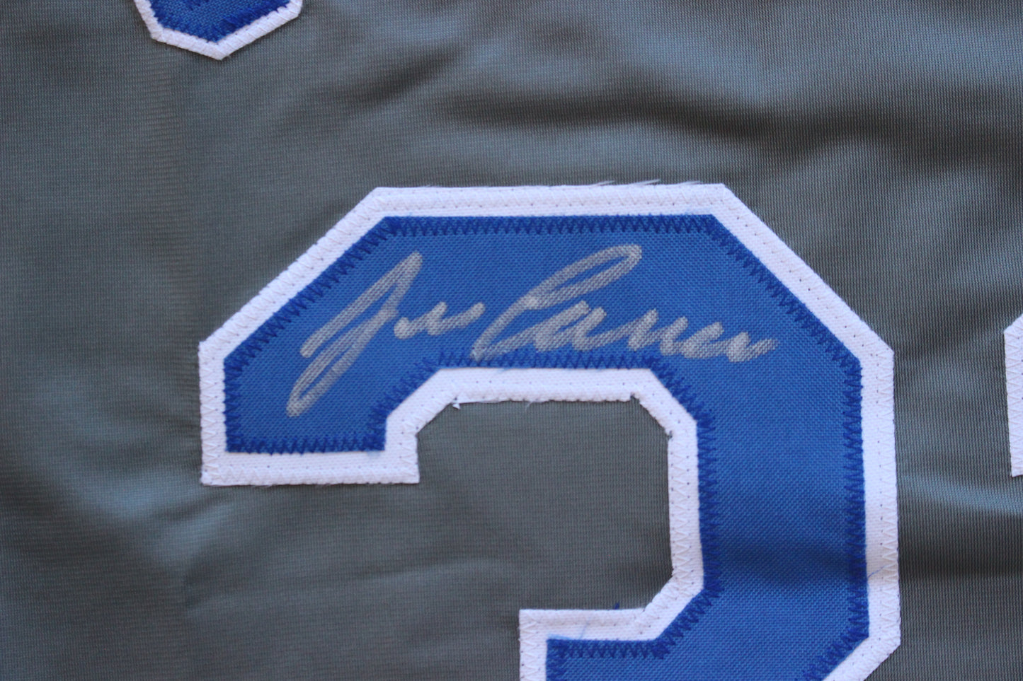 JOSE CANSECO RANGERS GRAY #33 no INSC