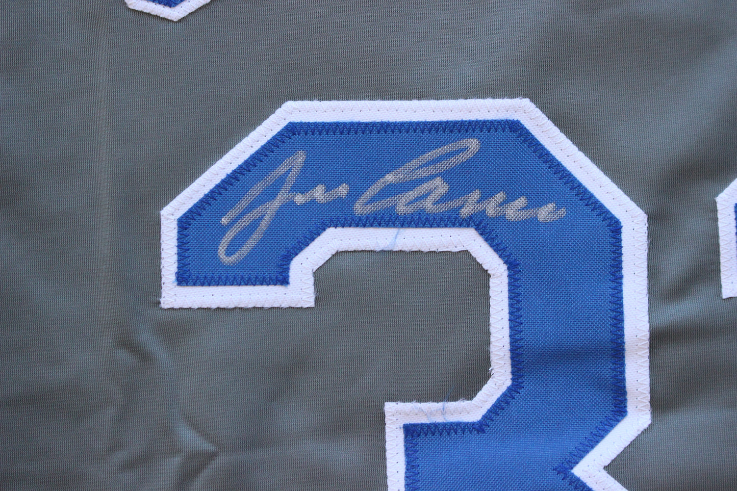 JOSE CANSECO RANGERS GRAY #33 no INSC
