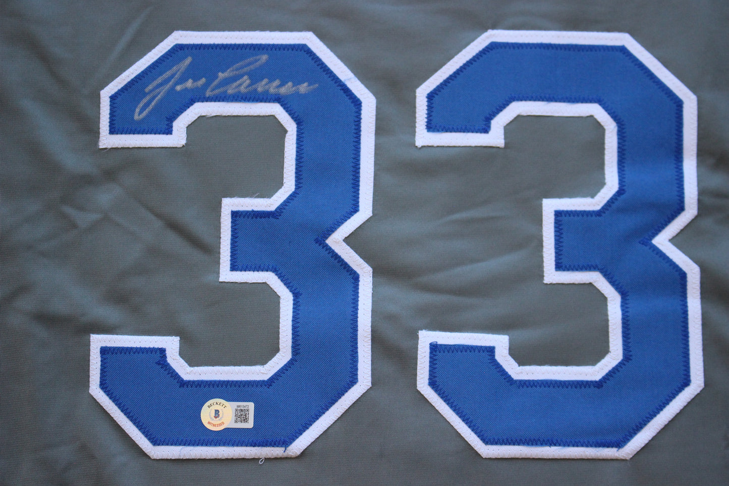JOSE CANSECO RANGERS GRAY #33 no INSC