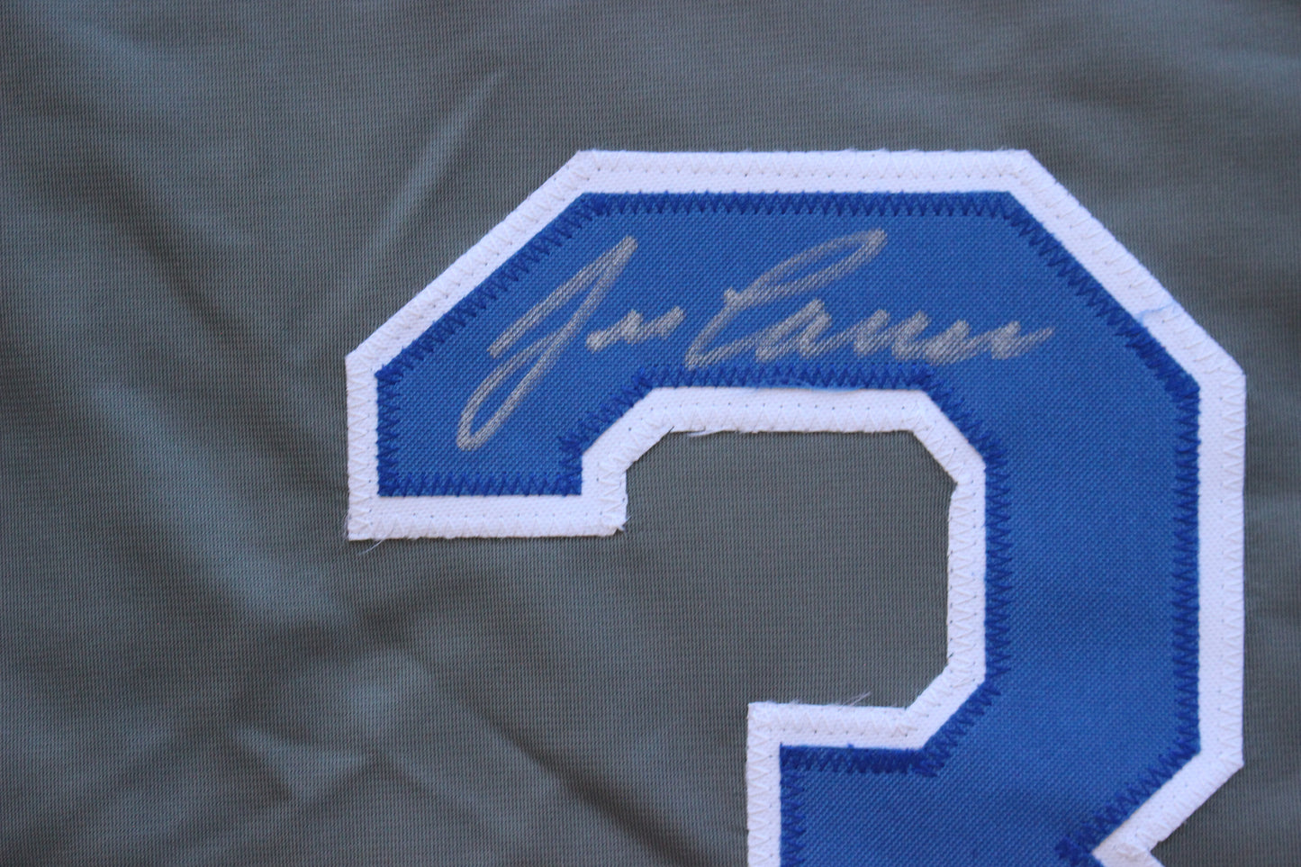 JOSE CANSECO RANGERS GRAY #33 no INSC