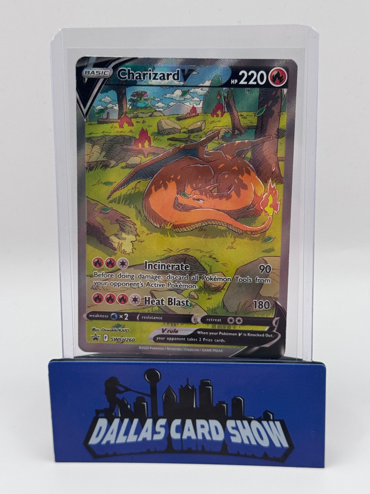 2022 Pokemon - Charizard V (Promo) - SWSH260 Black Star Promo MP