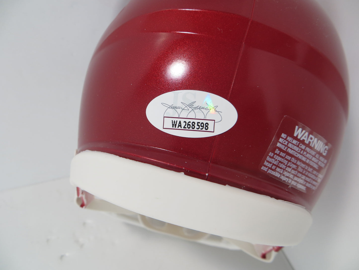 MARVIN MIMS OU OKLAHOMA SOONERS SIGNED Mini Helmet DENVER BRONCOS JSA